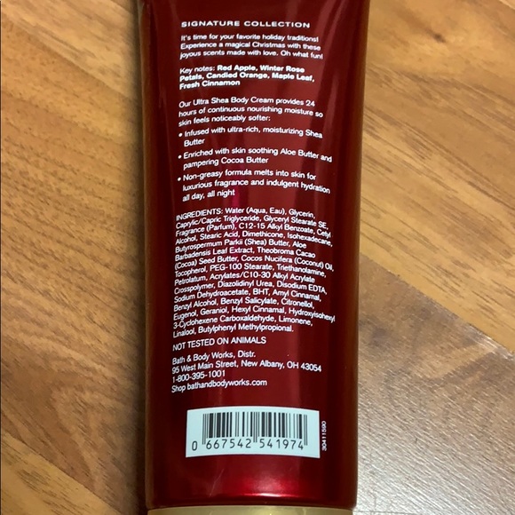 Brand New Bath and Body Works Winter Candy Apple Body Cream - Picture 4 of 4